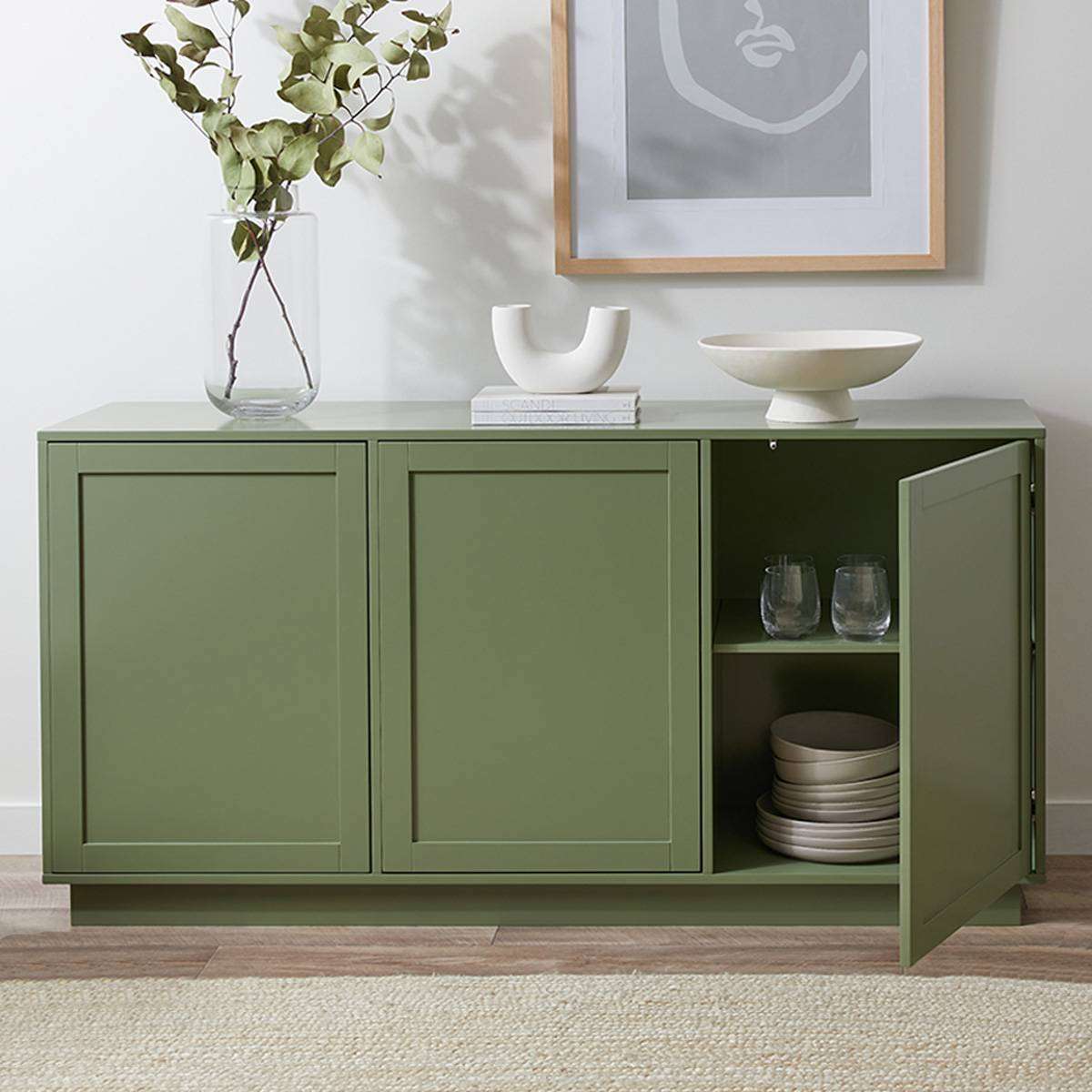 Eros Buffet - Sage Green | Home Furniture | Mocka NZ