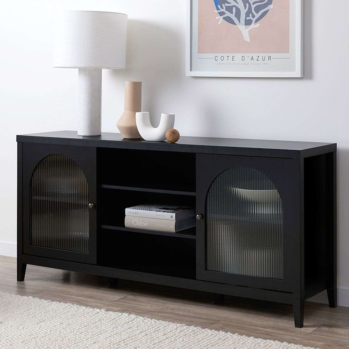 Easton Buffet - Black | Home Furniture | Mocka NZ