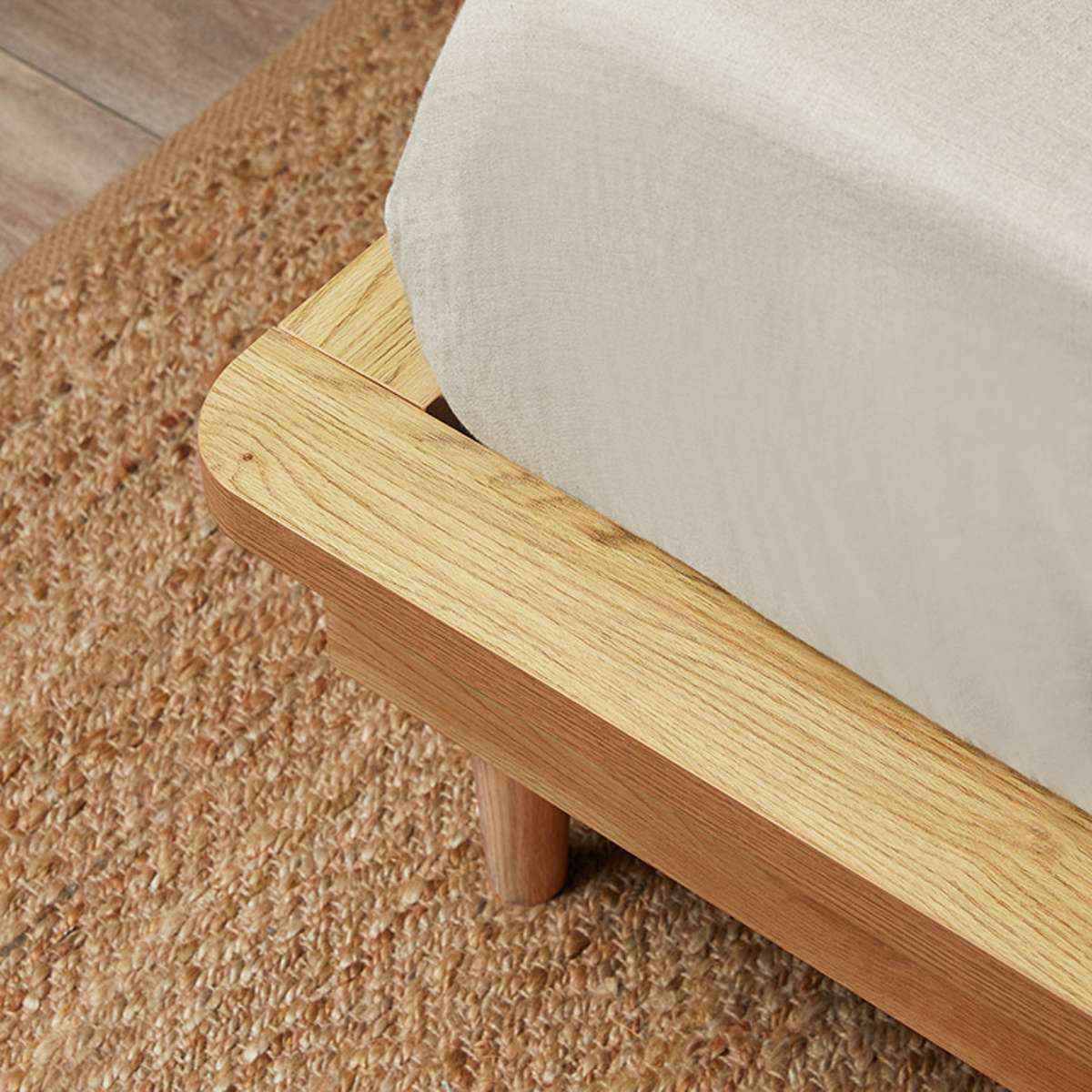 Queen Bed Base - Natural - Mocka New Zealand