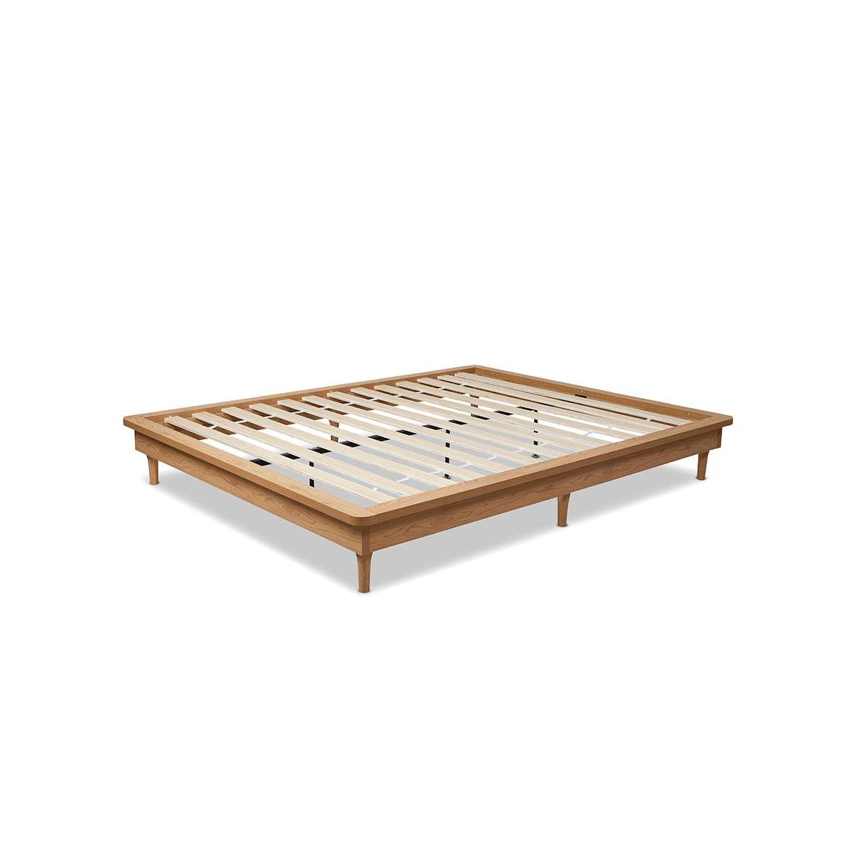 Queen Bed Base Natural | Scandi-style Bed Base | Mocka NZ