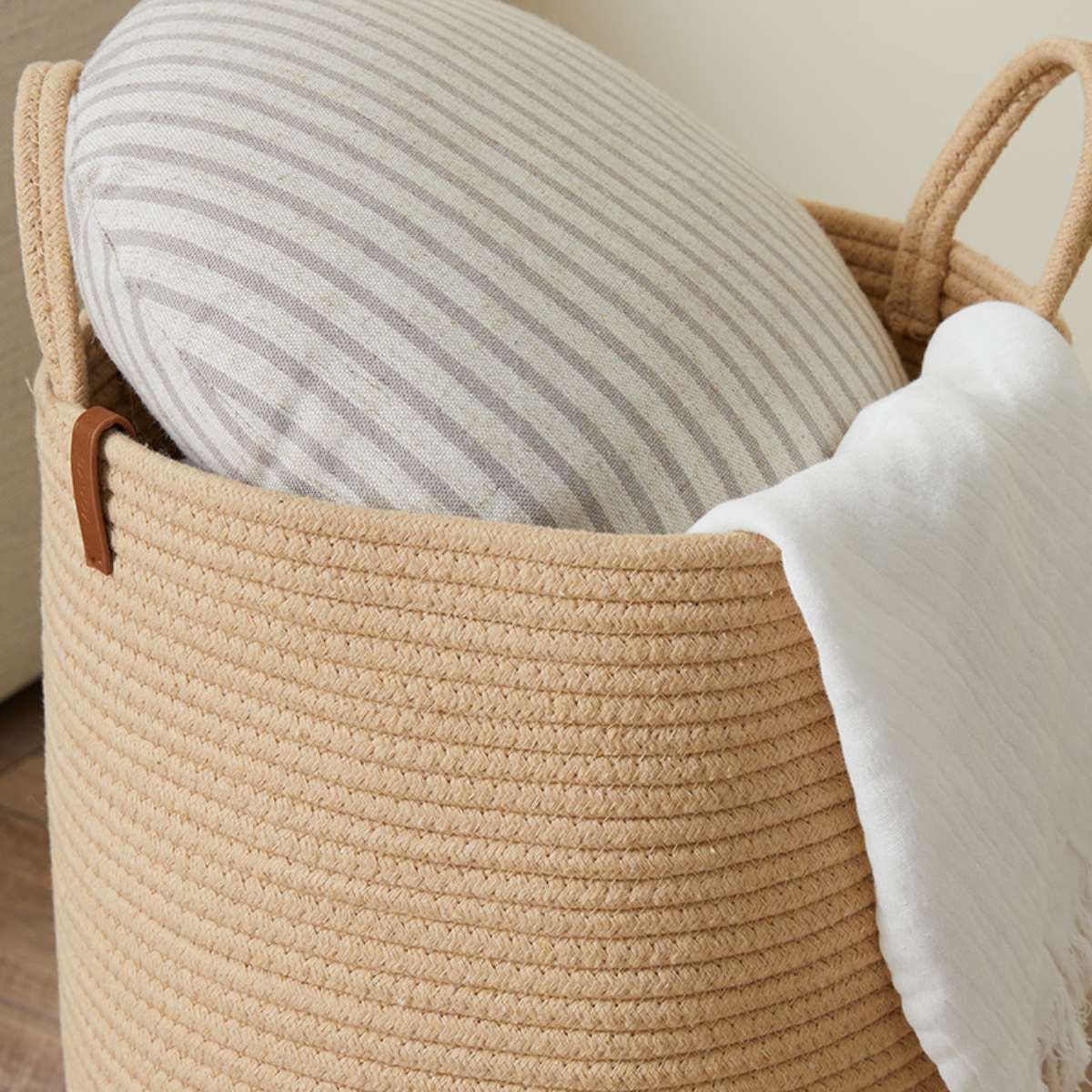 Southampton Cotton Rope Baskets - Natural | Decor | Mocka NZ