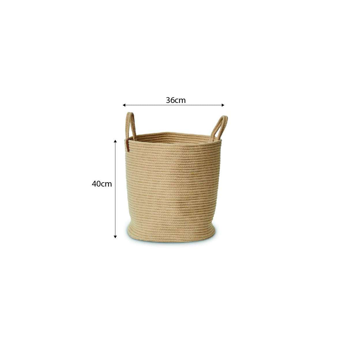 Southampton Cotton Rope Baskets - Natural | Decor | Mocka NZ