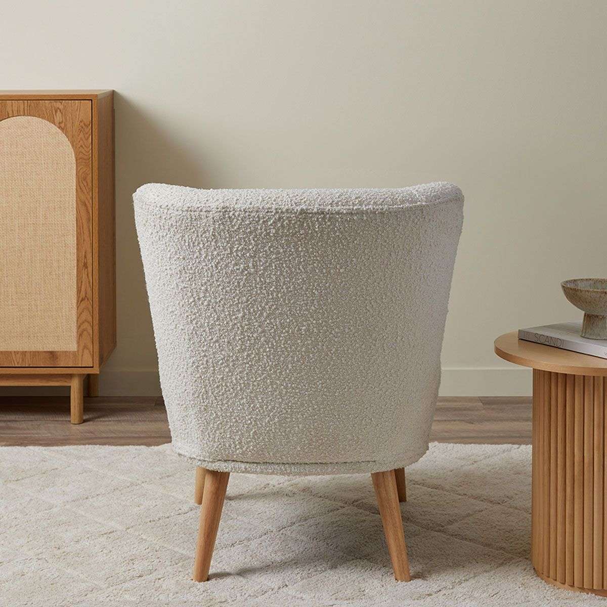 Boucle Occasional Chair | Home Furniture | Mocka NZ