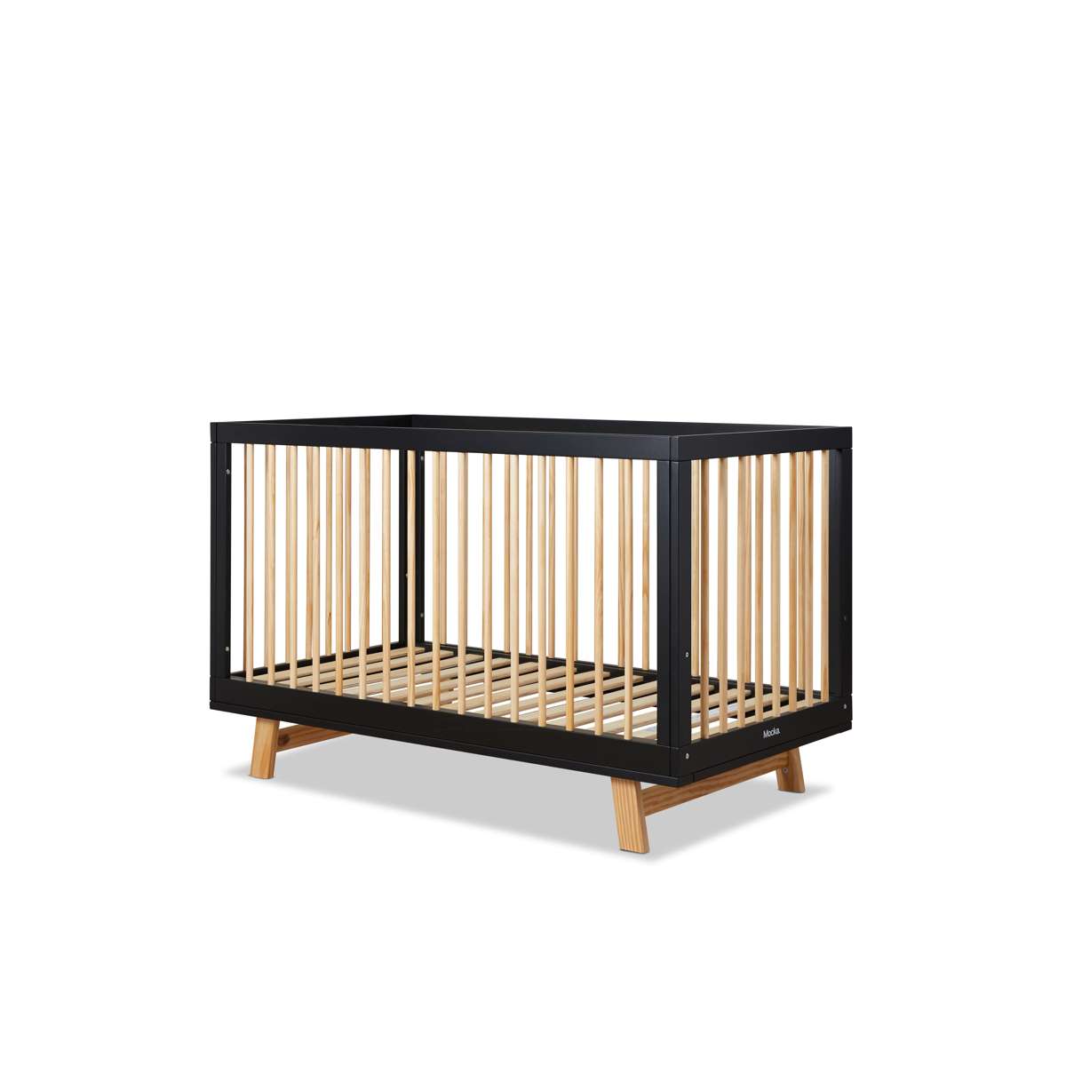 Aspen Classic Cot - Black/Natural - Mocka New Zealand