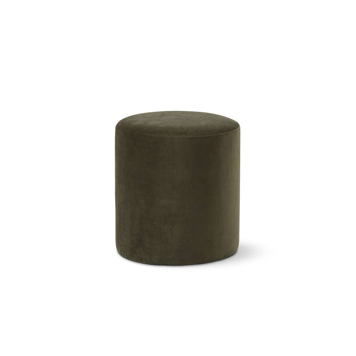 Velvet Ottoman Small Olive Green | Home Furniture | Mocka NZ