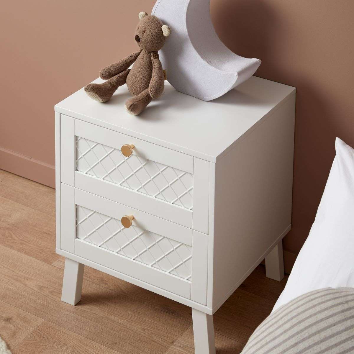 Genevieve Bedside Table - Mocka New Zealand