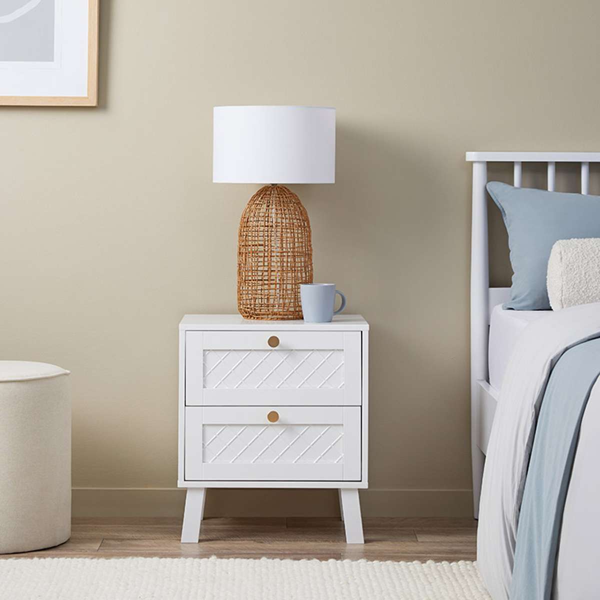 Genevieve Bedside Table Bundle - Mocka New Zealand