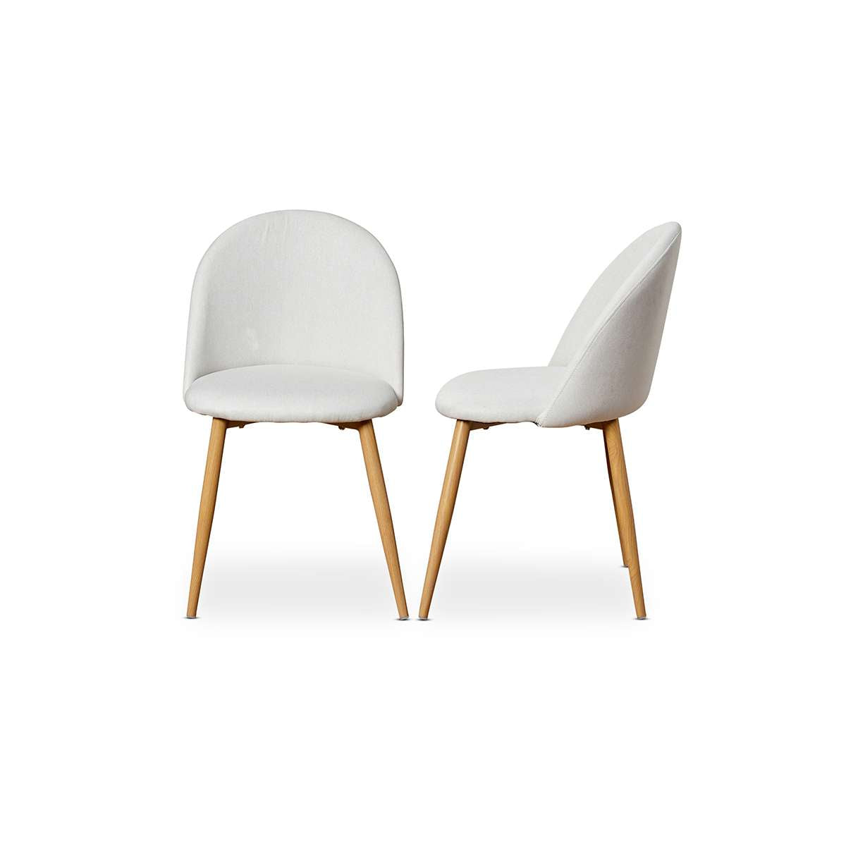 Londyn Dining Chairs - Set of 2 - Natural - Mocka New Zealand