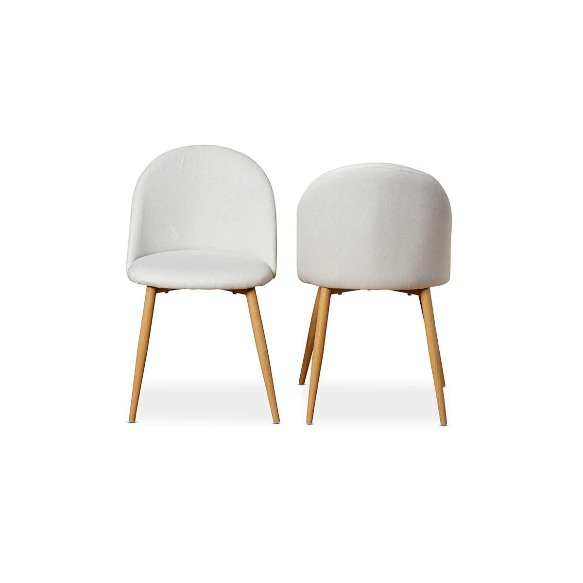 Londyn Dining Chairs - Set of 2 - Natural - Mocka New Zealand