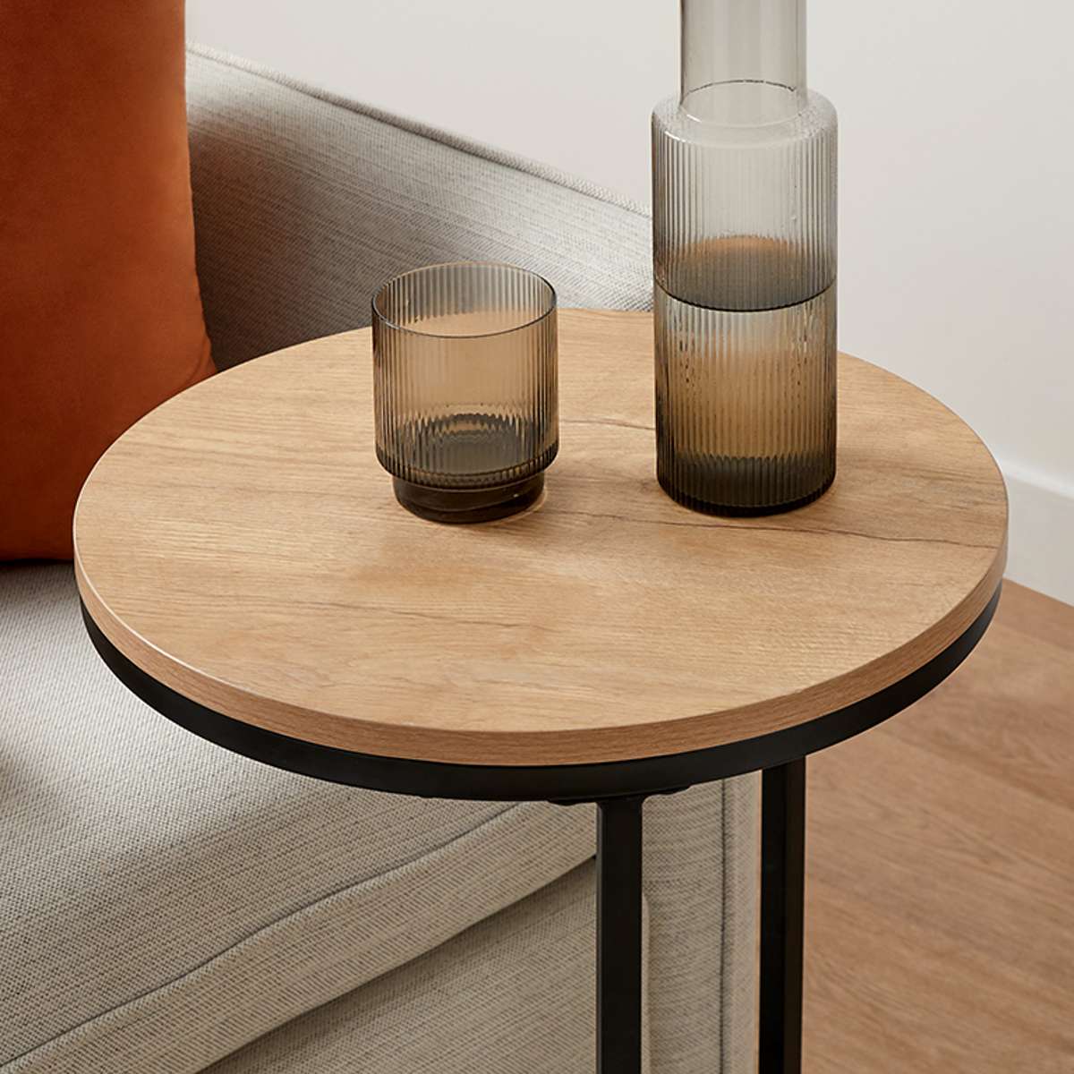 Brixton Side Table - Round | Storage | Mocka NZ