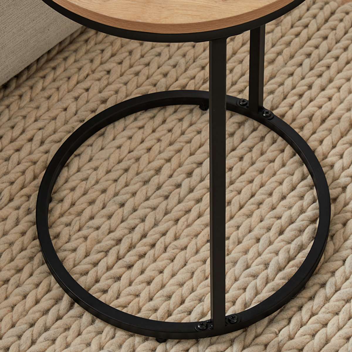 Brixton Side Table - Round | Storage | Mocka NZ