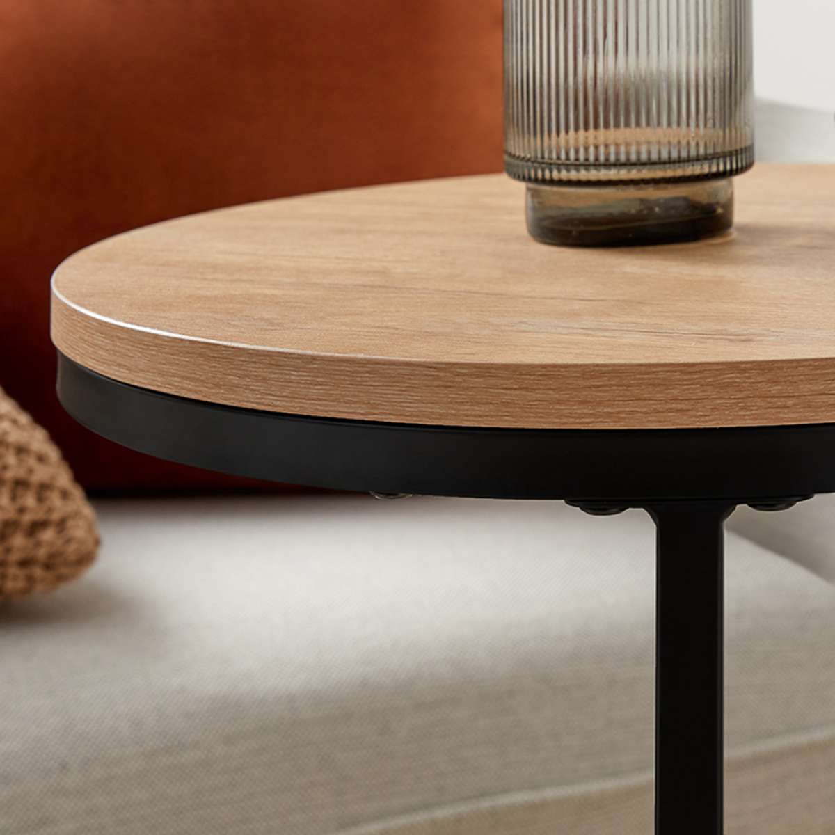 Brixton Side Table - Round | Storage | Mocka NZ