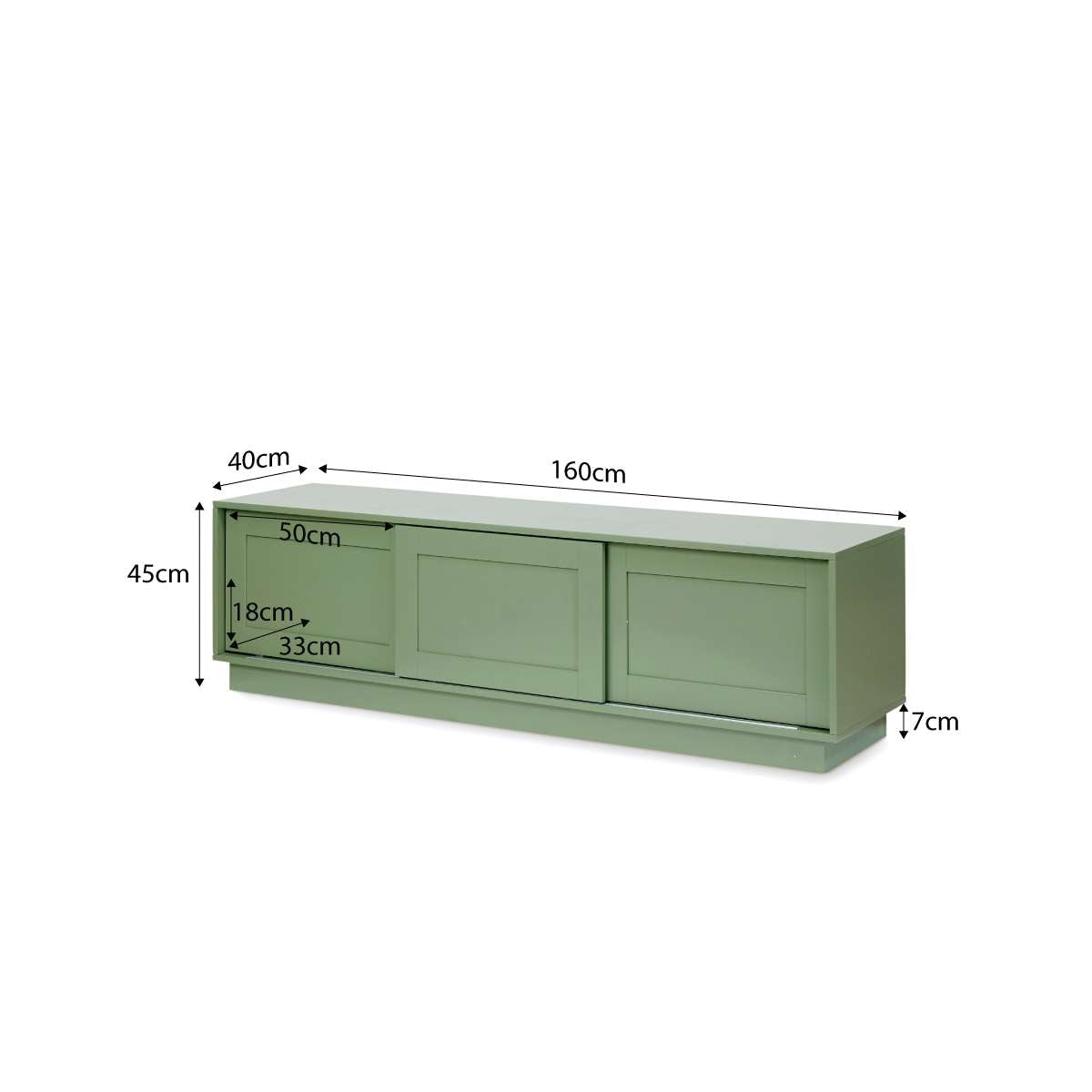 Eros Entertainment Unit - Sage Green | Home Furniture