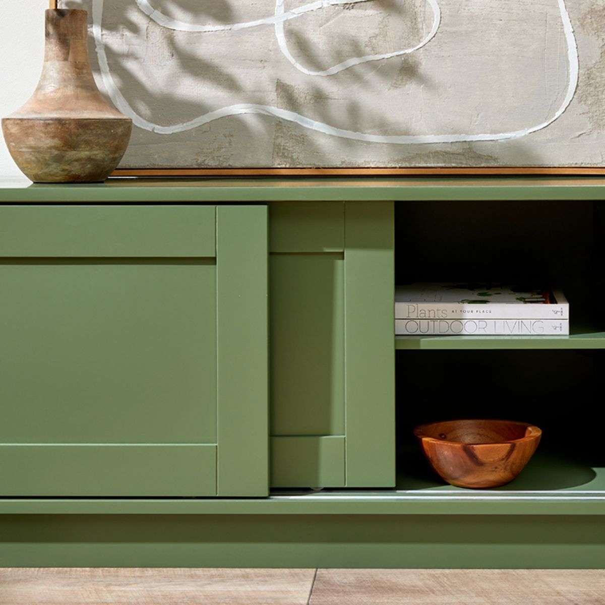 Eros Entertainment Unit - Sage Green | Home Furniture