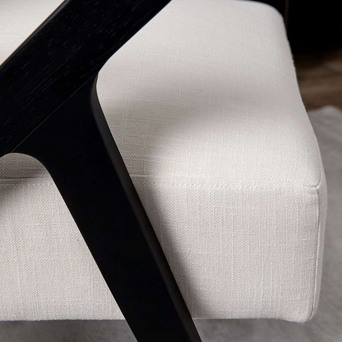 Hector Occasional Chair - Black/Natural | Home Furniture