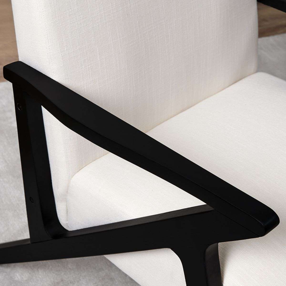 Hector Occasional Chair - Black/Natural | Home Furniture