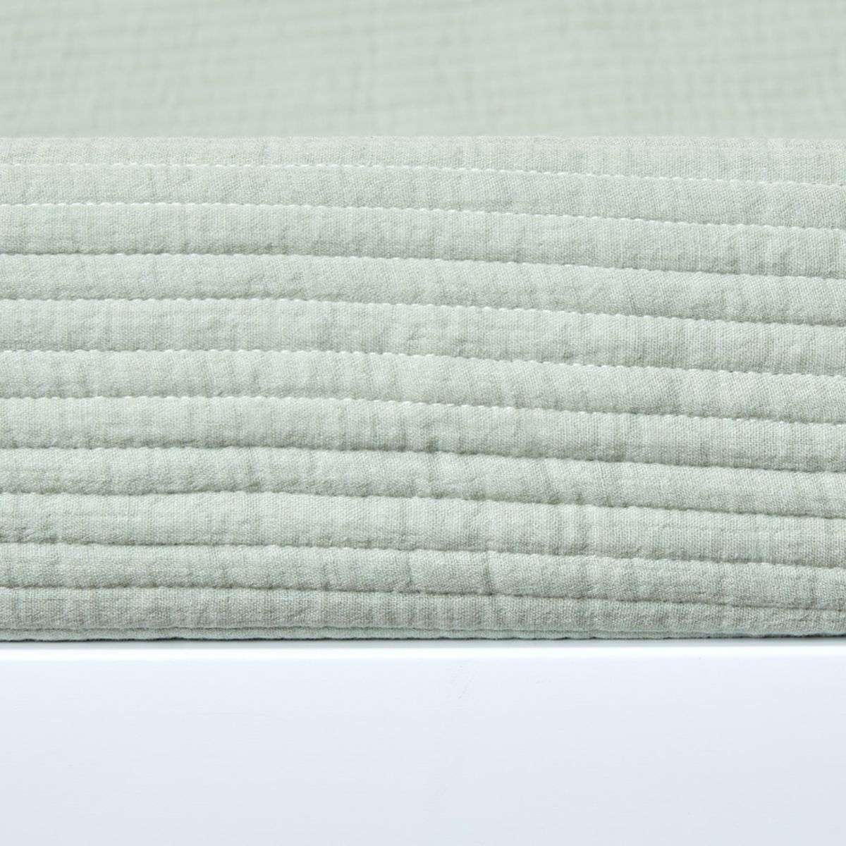 Mocka Cotton Change Mat Cover - Sage Green | Baby | Mocka NZ