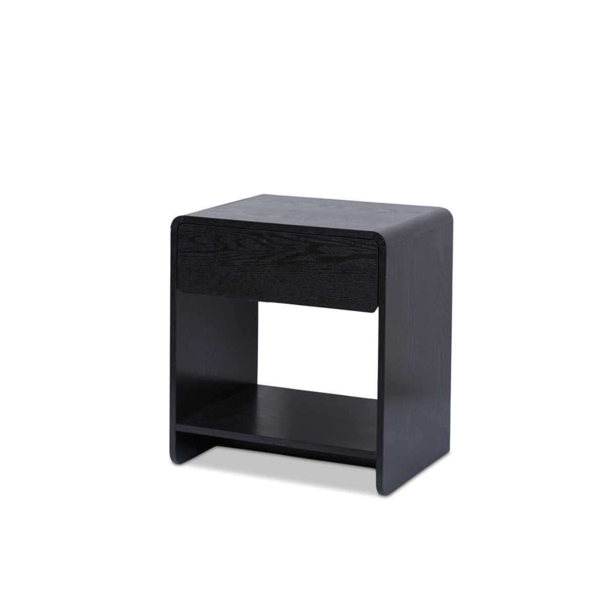 Owen Bedside Table - Black | Bedroom Furniture | Mocka NZ