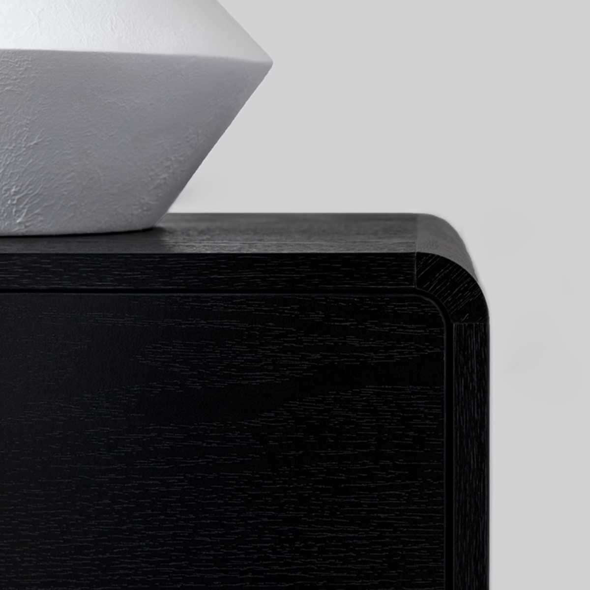 Owen Bedside Table - Black | Bedroom Furniture | Mocka NZ