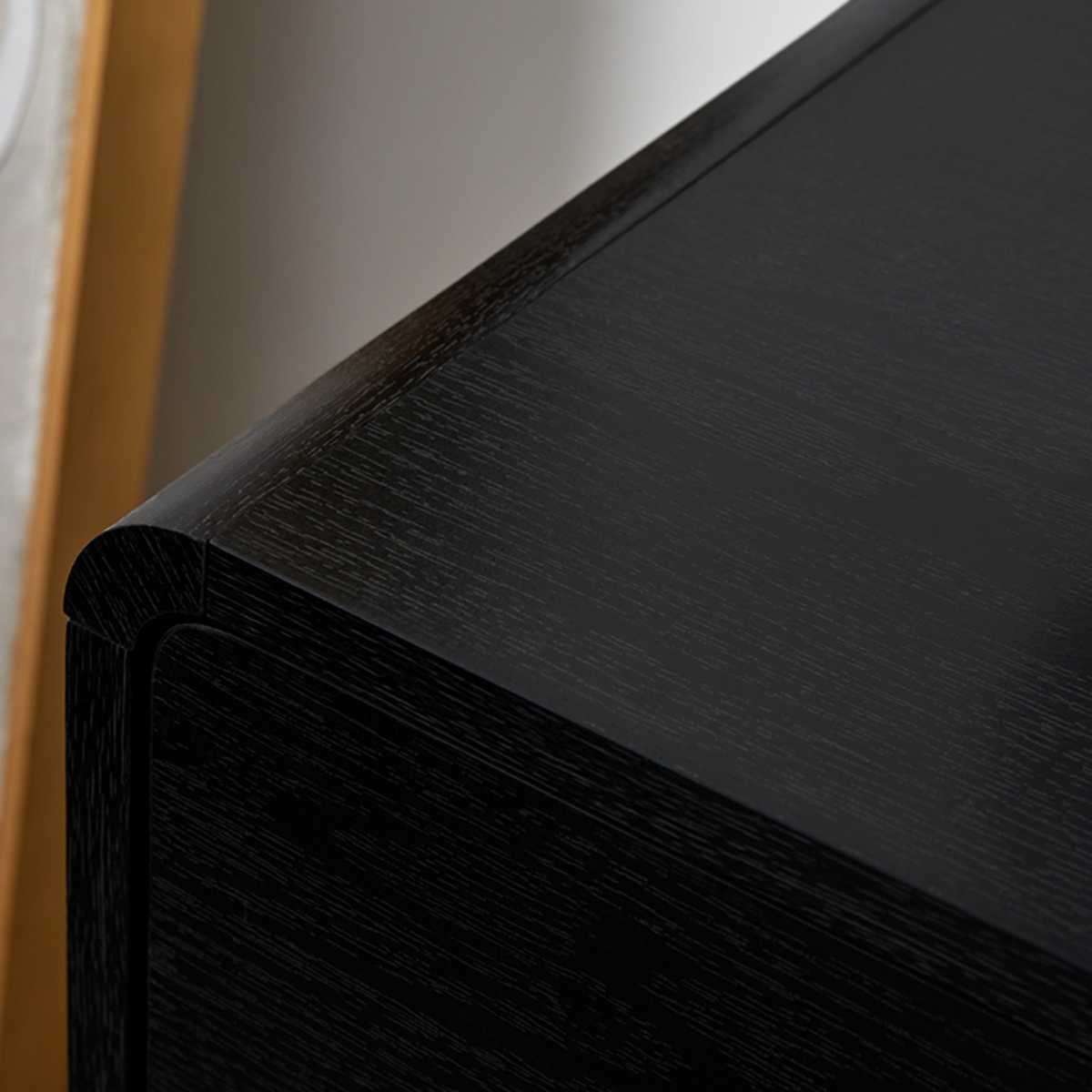 Owen Bedside Table - Black | Bedroom Furniture | Mocka NZ