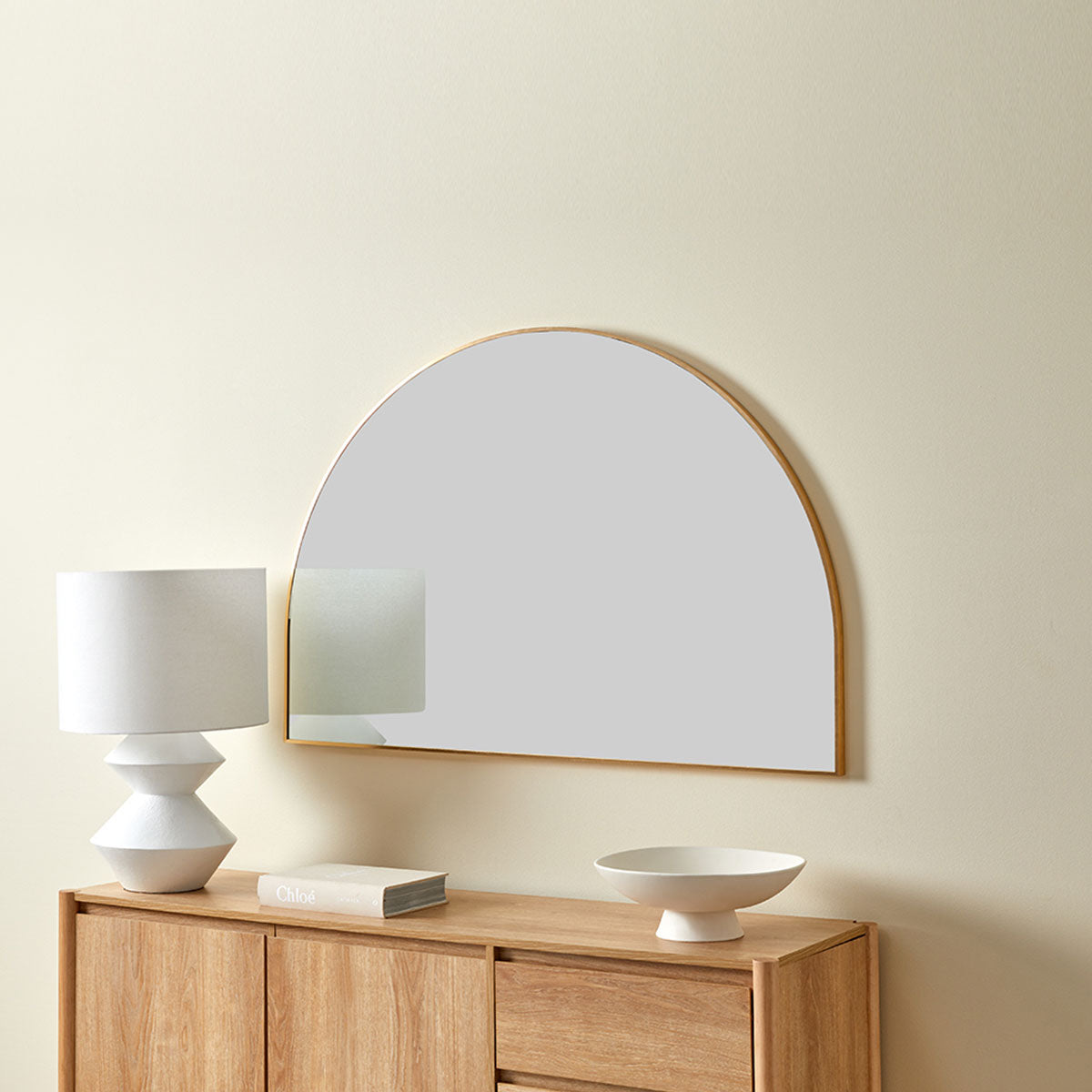 Anna Arch Mirror - Gold | Decor | Mocka NZ