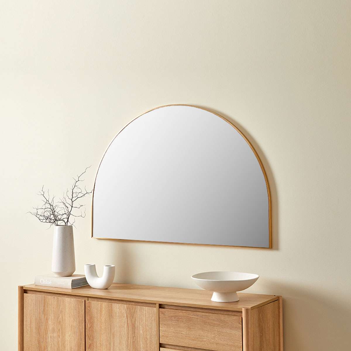 Anna Arch Mirror - Gold | Decor | Mocka NZ