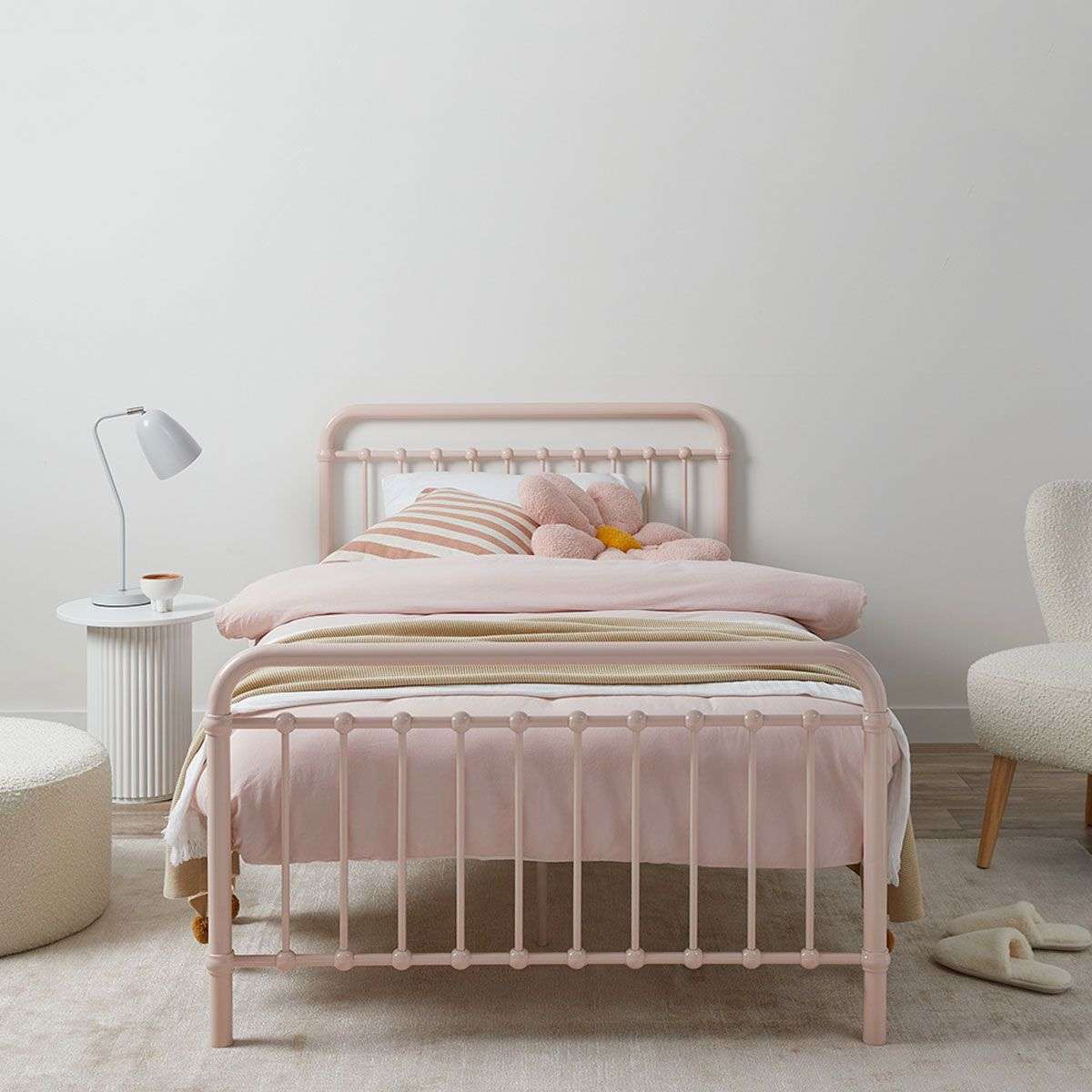 Sonata Bed King Single - Pink | Kids Furniture | Mocka NZ