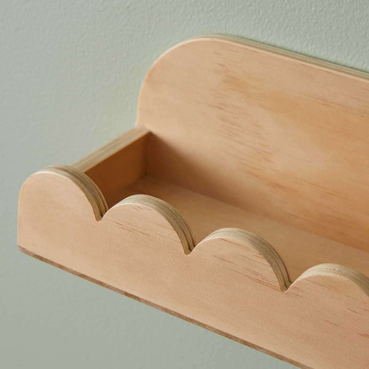 Sarah Scalloped Wall Shelf - Mocka New Zealand