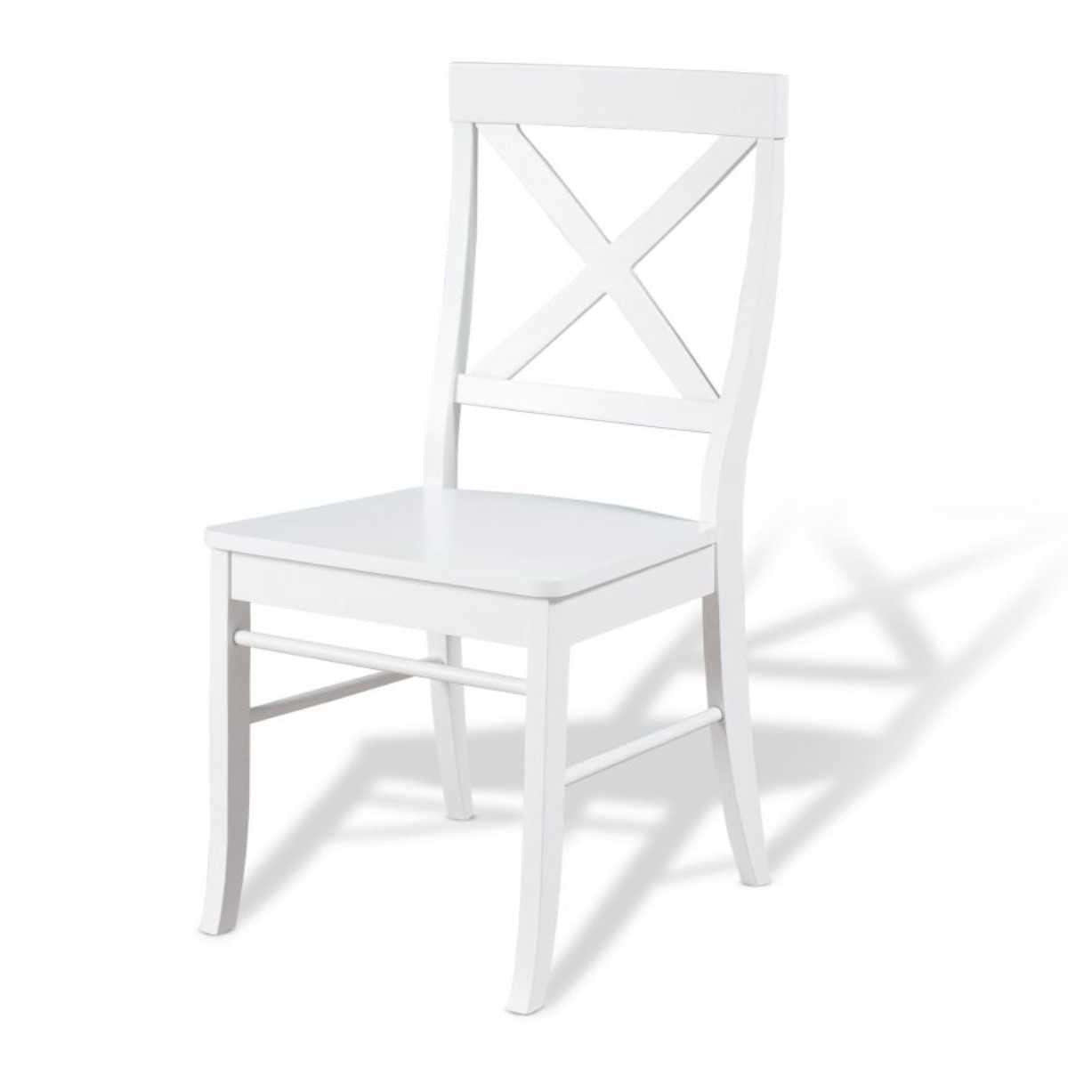 Hamptons Dining Chair - Set of 2 - White - Mocka New Zealand