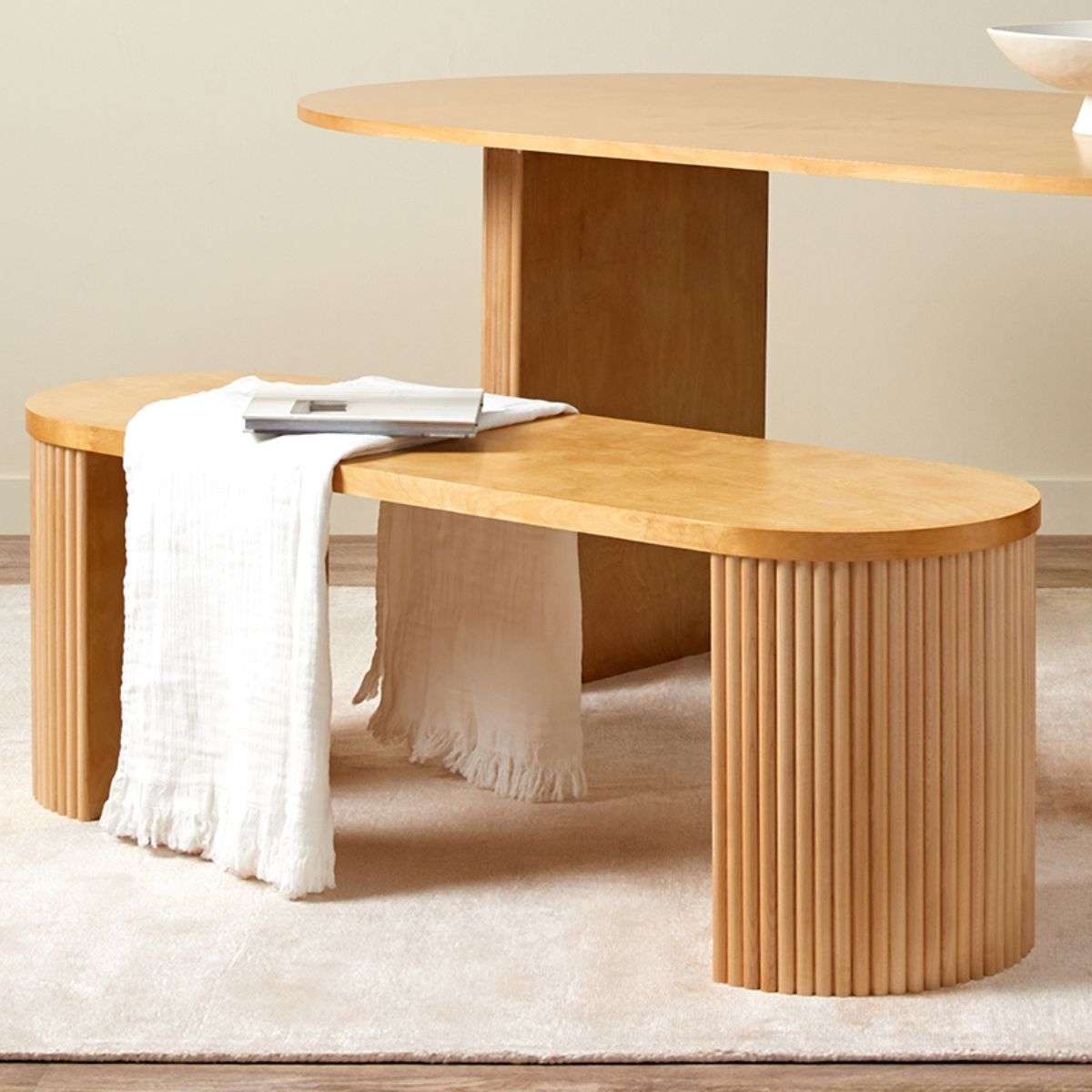 Eve Bench Seat - Birch - Mocka New Zealand