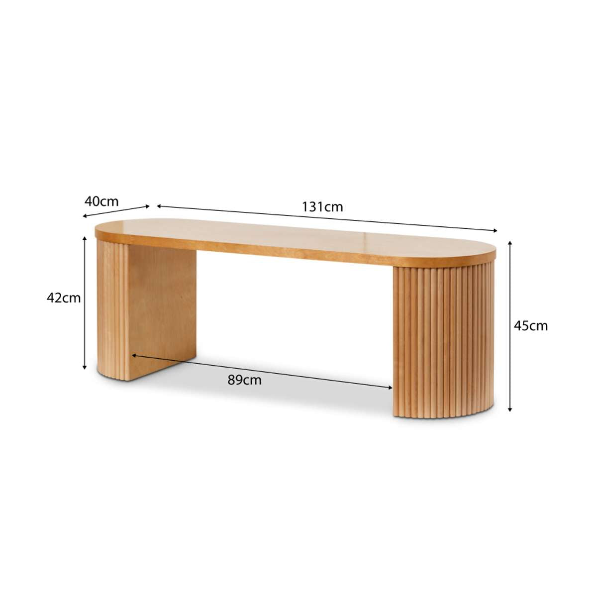 Eve Bench Seat - Birch - Mocka New Zealand