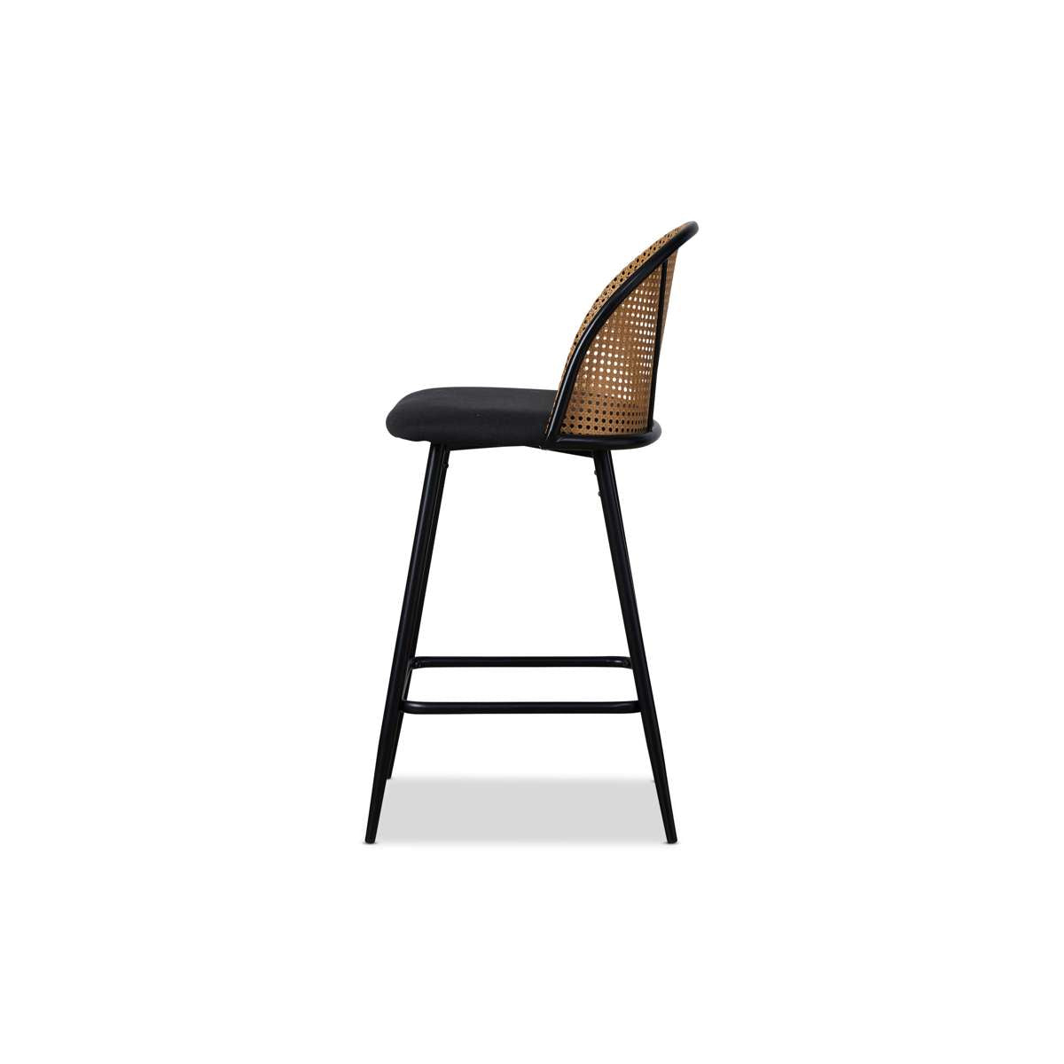 Avila Bar Stool - Black - Mocka New Zealand