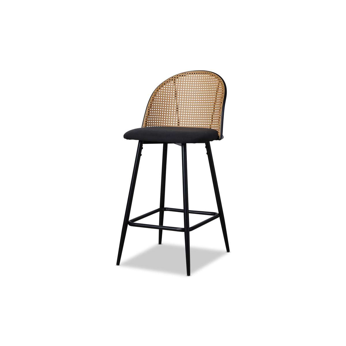 Avila Bar Stool - Black - Mocka New Zealand