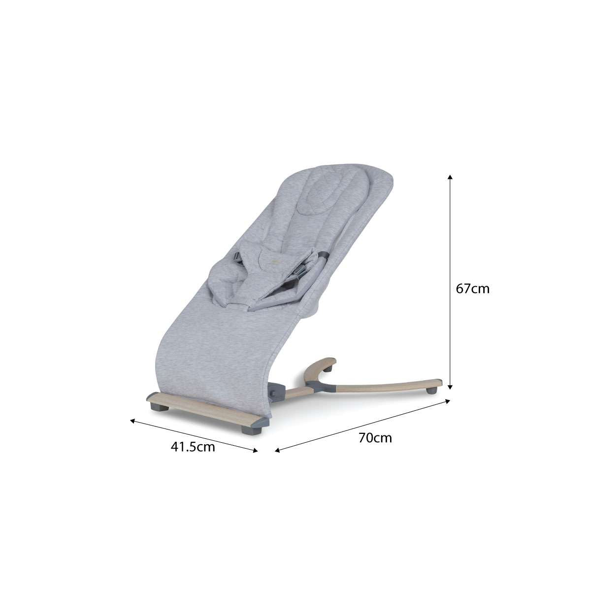 Aubrey Padded Bouncer - Soft Grey - Mocka New Zealand