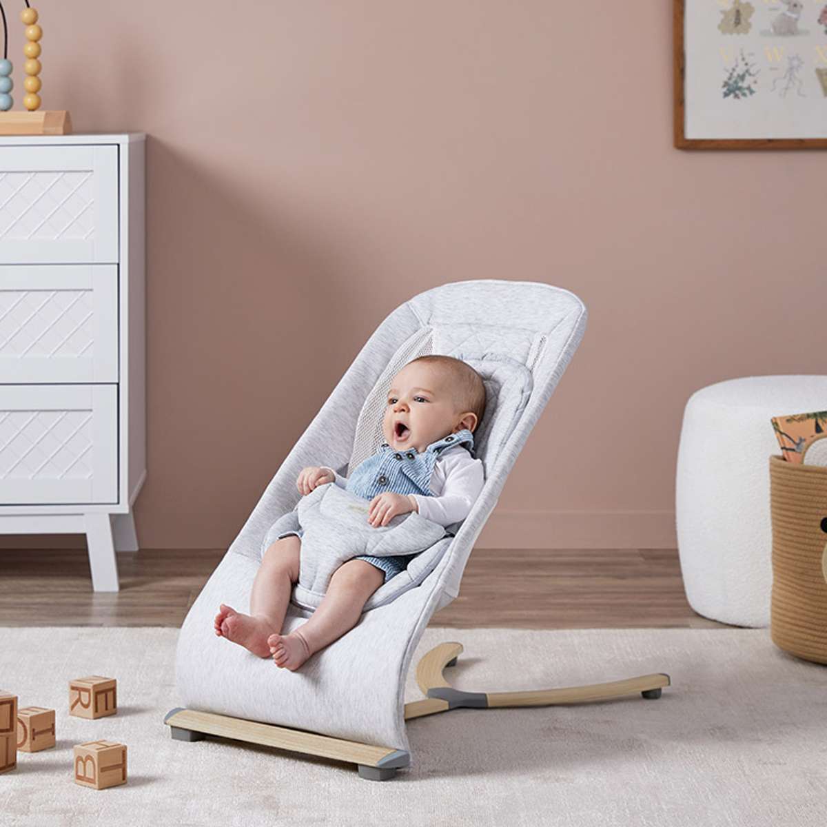 Aubrey Padded Bouncer - Soft Grey - Mocka New Zealand