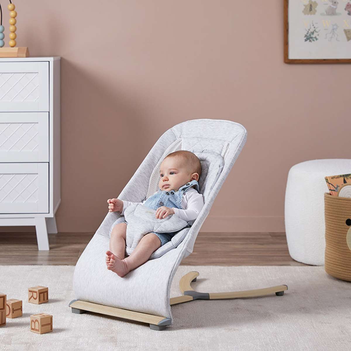 Aubrey Padded Bouncer - Soft Grey - Mocka New Zealand