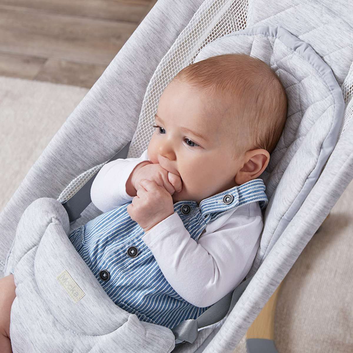 Aubrey Padded Bouncer - Soft Grey - Mocka New Zealand