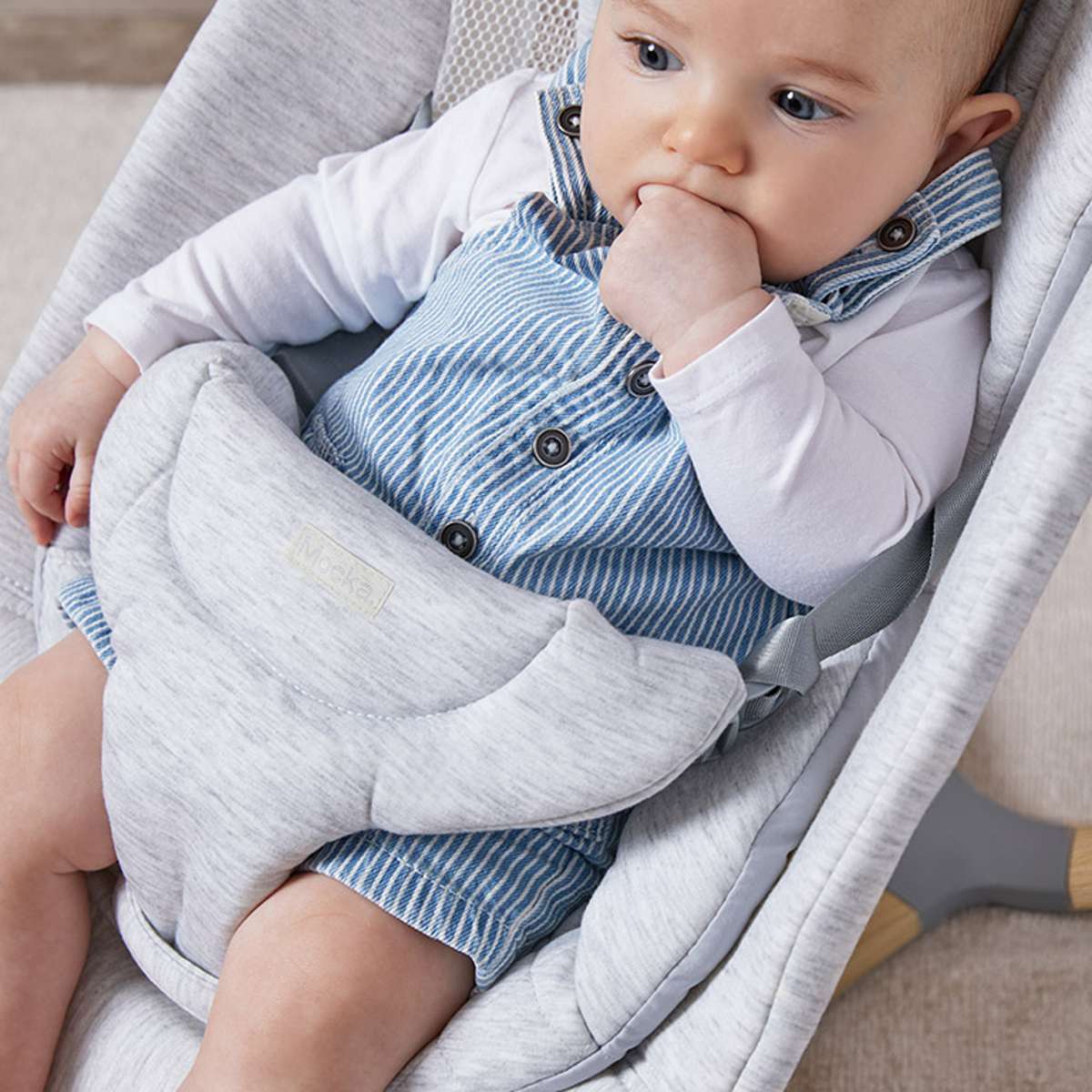 Aubrey Padded Bouncer - Soft Grey - Mocka New Zealand