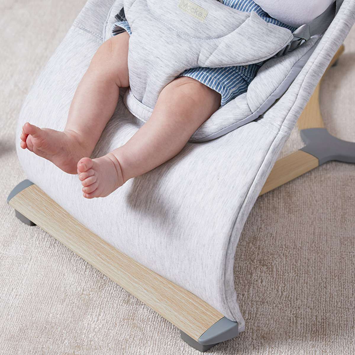 Aubrey Padded Bouncer - Soft Grey - Mocka New Zealand