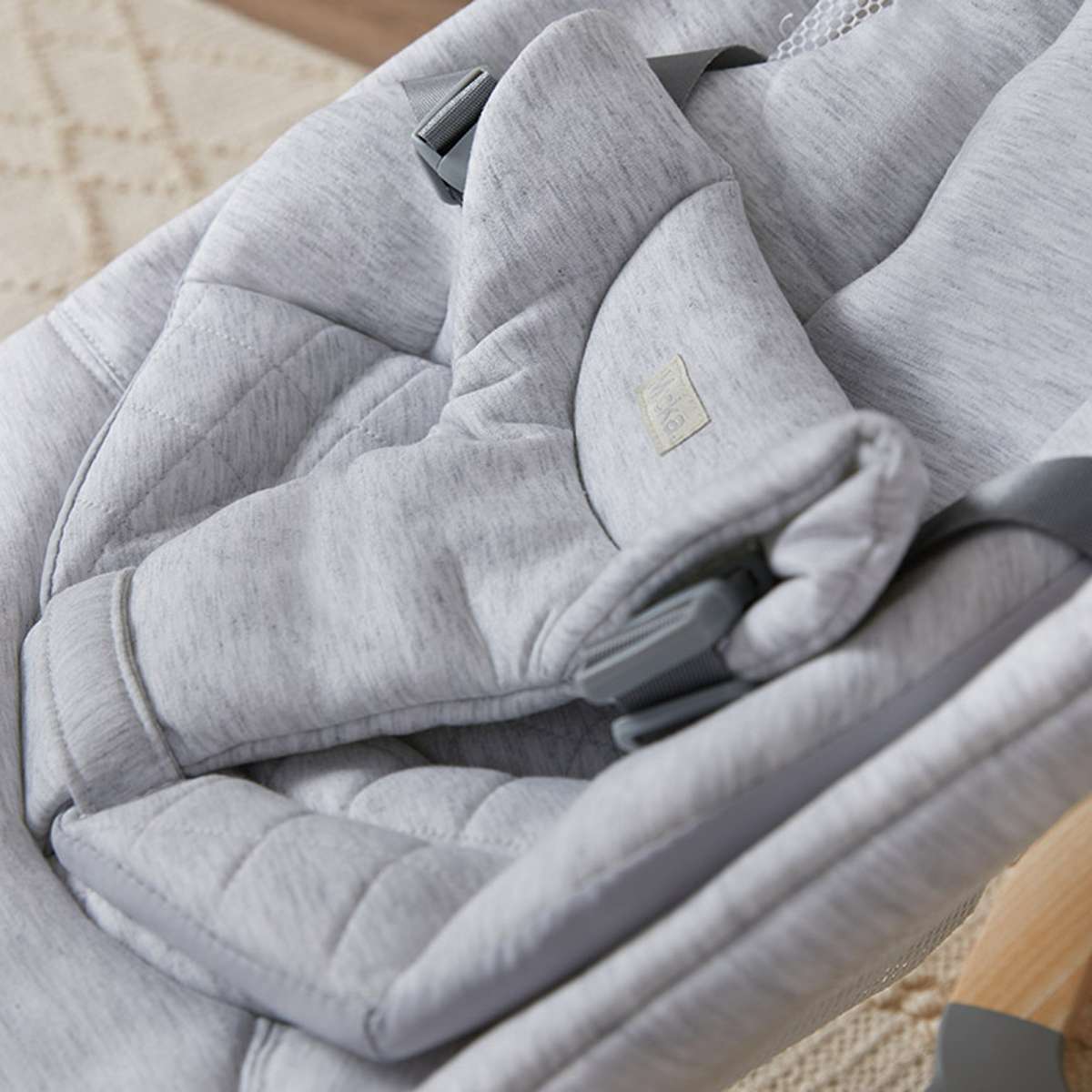 Aubrey Padded Bouncer - Soft Grey - Mocka New Zealand