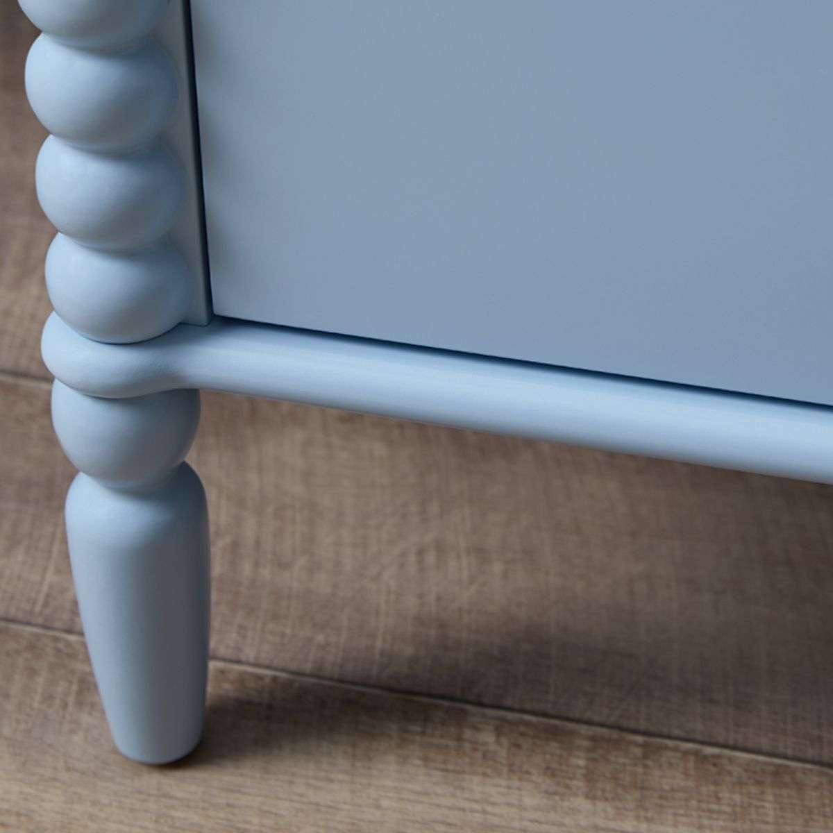 Betti Bobbin Bedside Table - Ice Blue - Mocka New Zealand