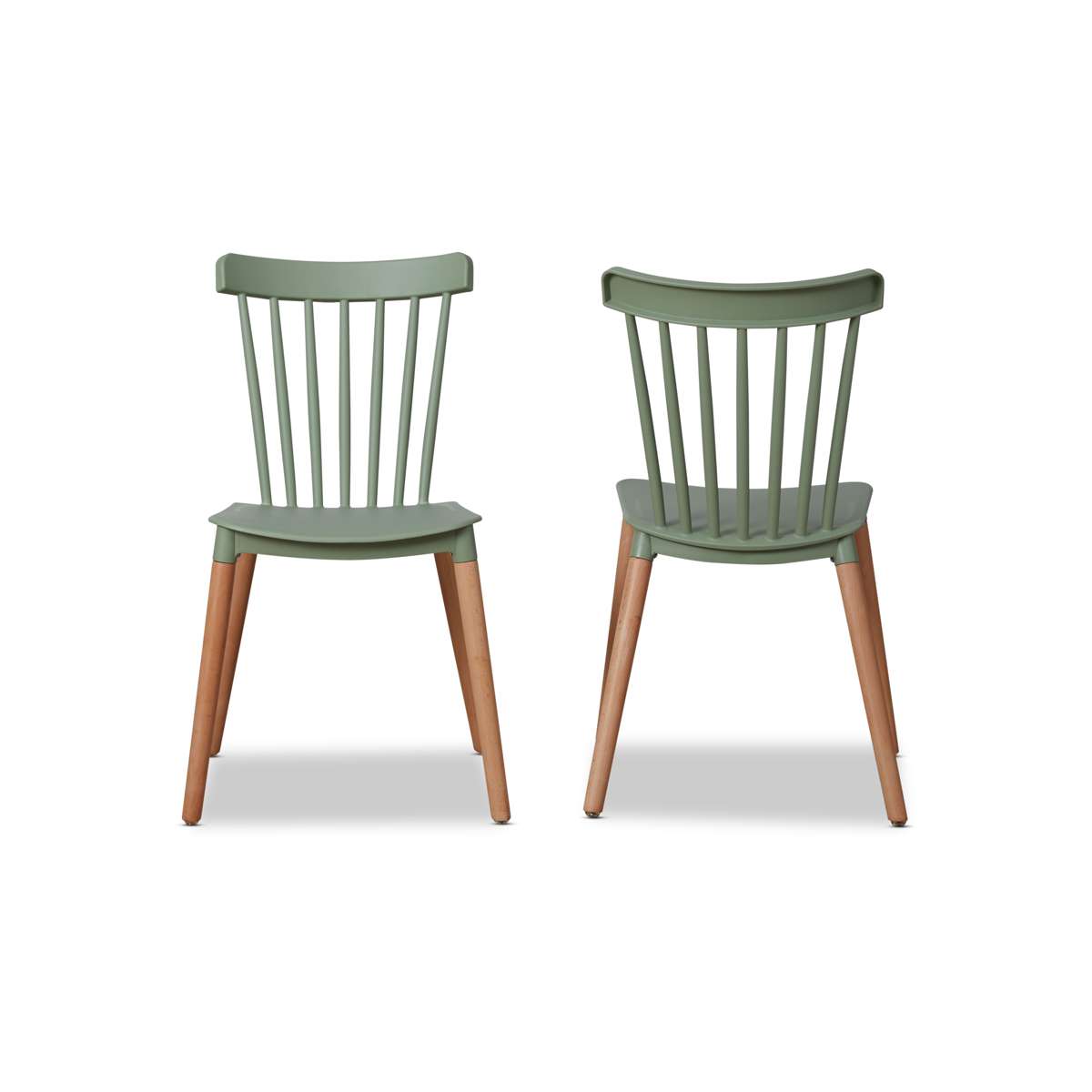 Frida Dining Chair - Set of 2 - Sage Green - Mocka New Zealand