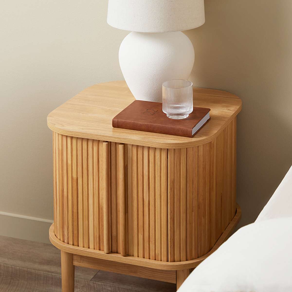 Maeve Bedside Table - Natural - Mocka New Zealand