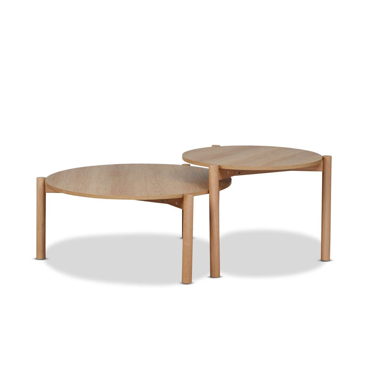 Blair Round Nesting Coffee Tables - Mocka New Zealand