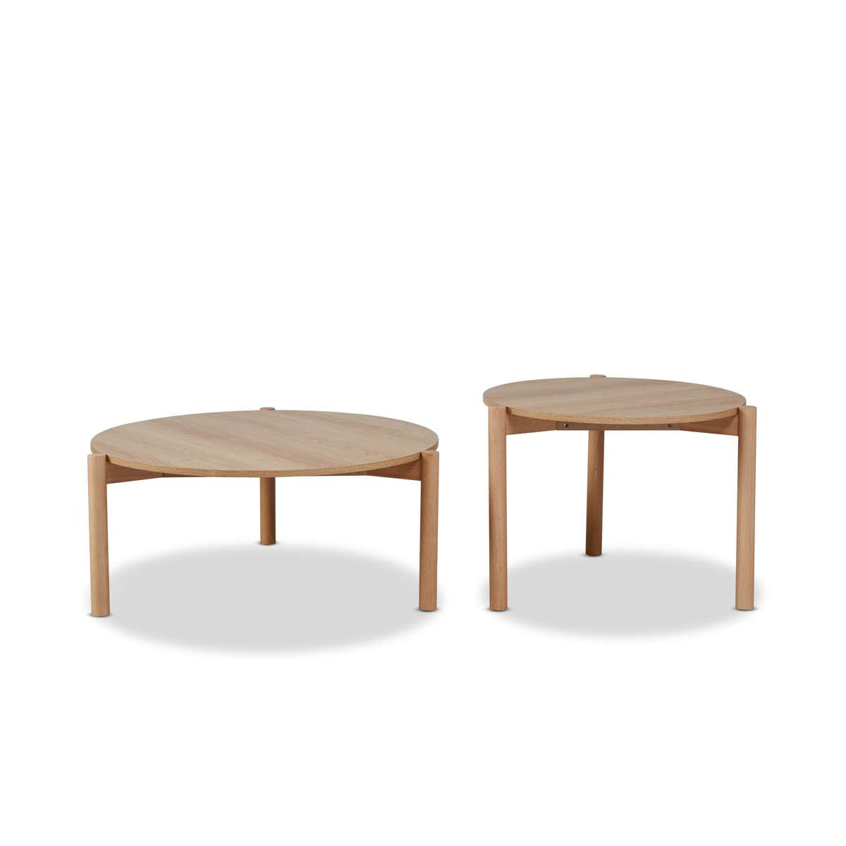 Blair Round Nesting Coffee Tables - Mocka New Zealand