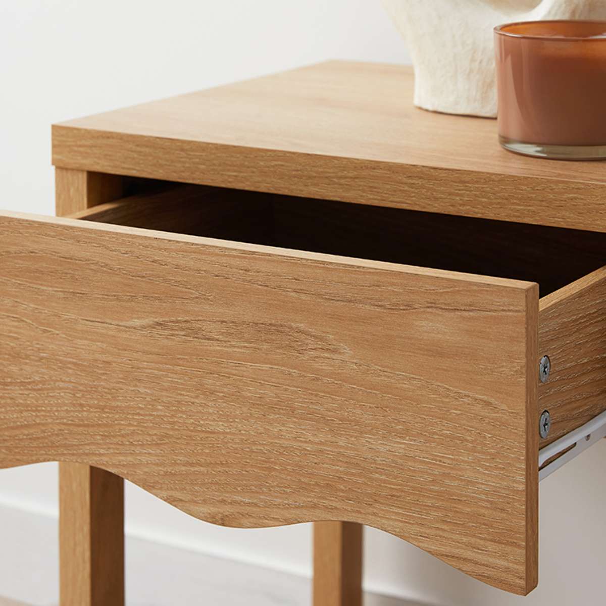 Malena Bedside Table - Natural - Mocka New Zealand