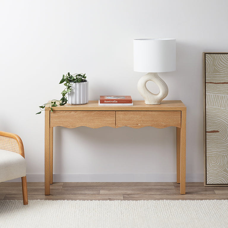 Malena Console Table - Natural - Mocka New Zealand