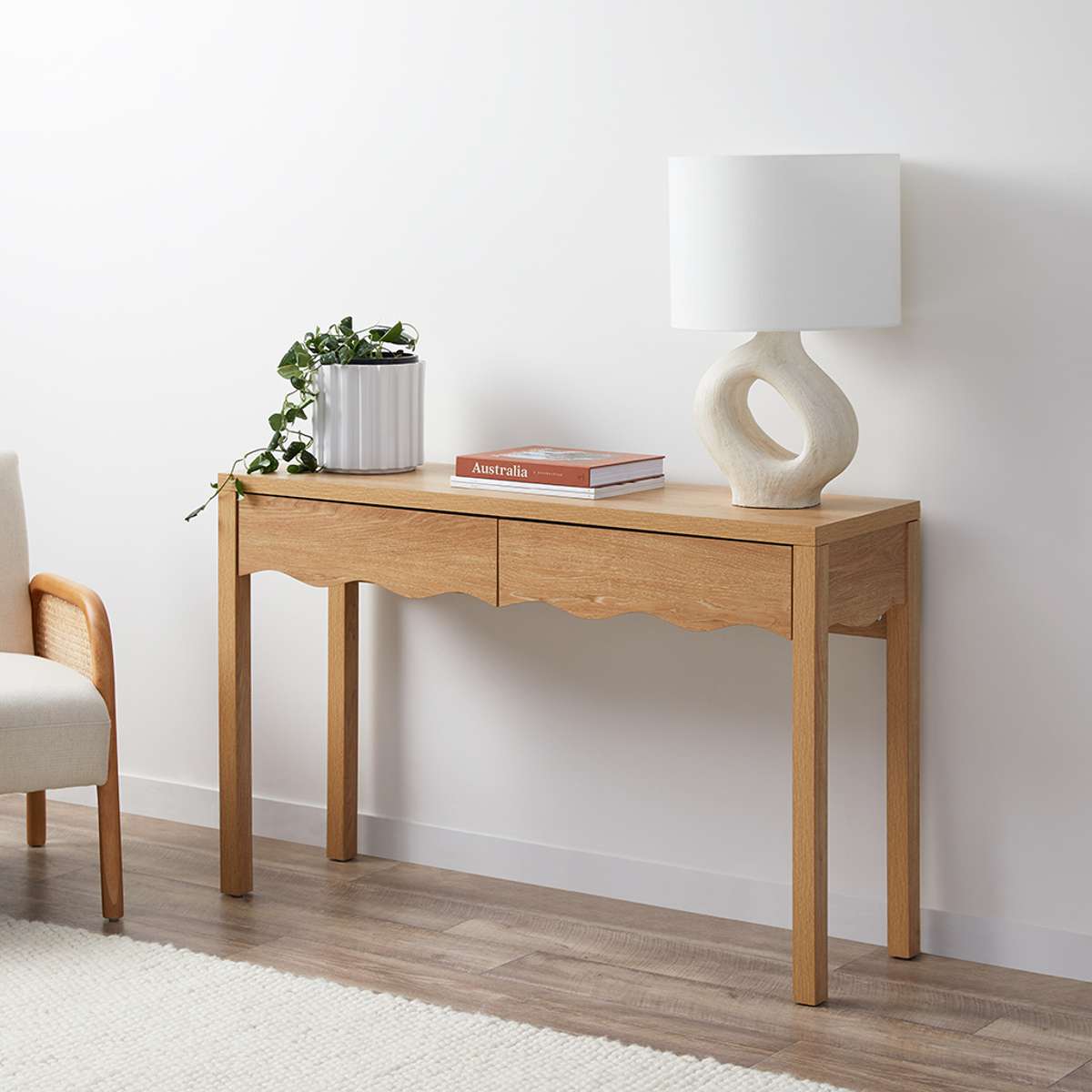 Malena Console Table - Natural - Mocka New Zealand