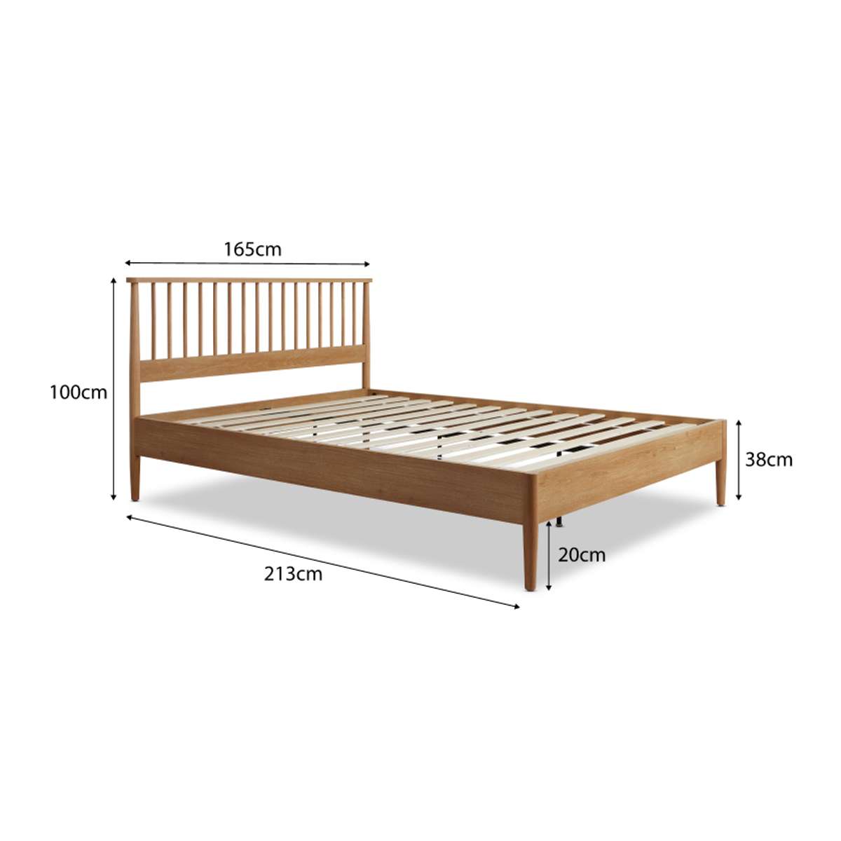 Napier Queen Bed - Natural - Mocka New Zealand