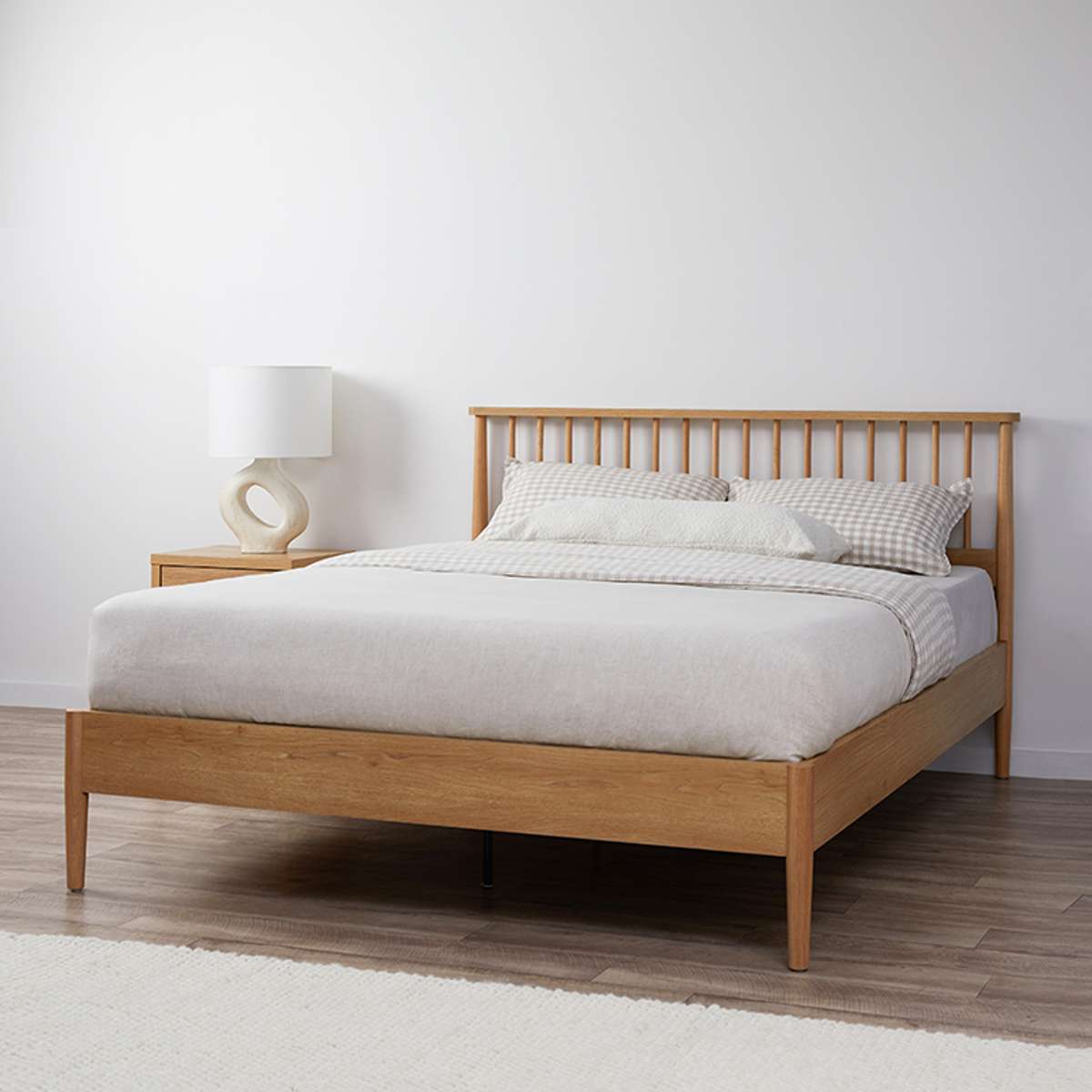 Napier Queen Bed - Natural - Mocka New Zealand